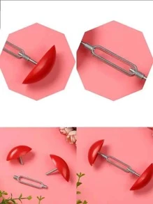 1pair ABS Shoes Accessories, Red Adjustable Shoe Spreader For Pumps - Red - View 6