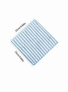 1 Vải Polyester Làm Sạch, Thiết Kế Sọc Hiện Đại Khăn Lau Cho Nhà Bếp - Màu xanh lam - Xem 4