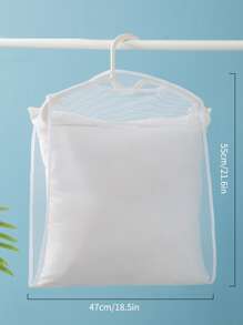 1 pieza Cesta seca de ducha de malla blanco secado poliéster para doméstico - Blanco - Ver 2