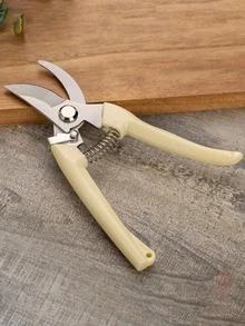 1入組套不銹鋼園藝剪刀多功能園林修枝剪 - 黃色 - 查看 4