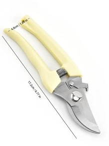 1入組套不銹鋼園藝剪刀多功能園林修枝剪 - 黃色 - 查看 5