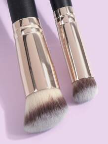 MAANGE 2pcs Professional Facial Brush Set,Foundation Brush,Concealer Brush,Makeup Tools With Soft Fiber For Easy Carrying,Brush For Travel,Brush Set,Makeup Brush Kit,Make Up Brush Set,Make Up Set Complete,Makeup Brush Set,Complete Makeup Kit,Brush Kit,Brushes Makeup Set,Makeup Gift Set,Set - Black - View 5