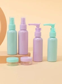 6入組60ML空分裝瓶,旅行必備 - 彩色 - 查看 1