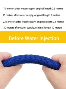 5入組/套TPE園藝軟管現代藍色花園園藝軟管 - 藍色 - 查看 5