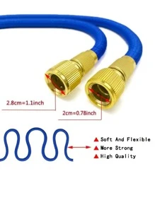 5入組/套TPE園藝軟管現代藍色花園園藝軟管 - 藍色 - 查看 3