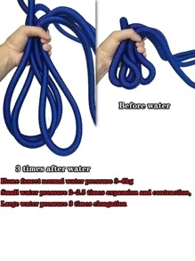 5入組/套TPE園藝軟管現代藍色花園園藝軟管 - 藍色 - 查看 6