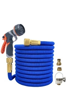 5入組/套TPE園藝軟管現代藍色花園園藝軟管 - 藍色 - 查看 1