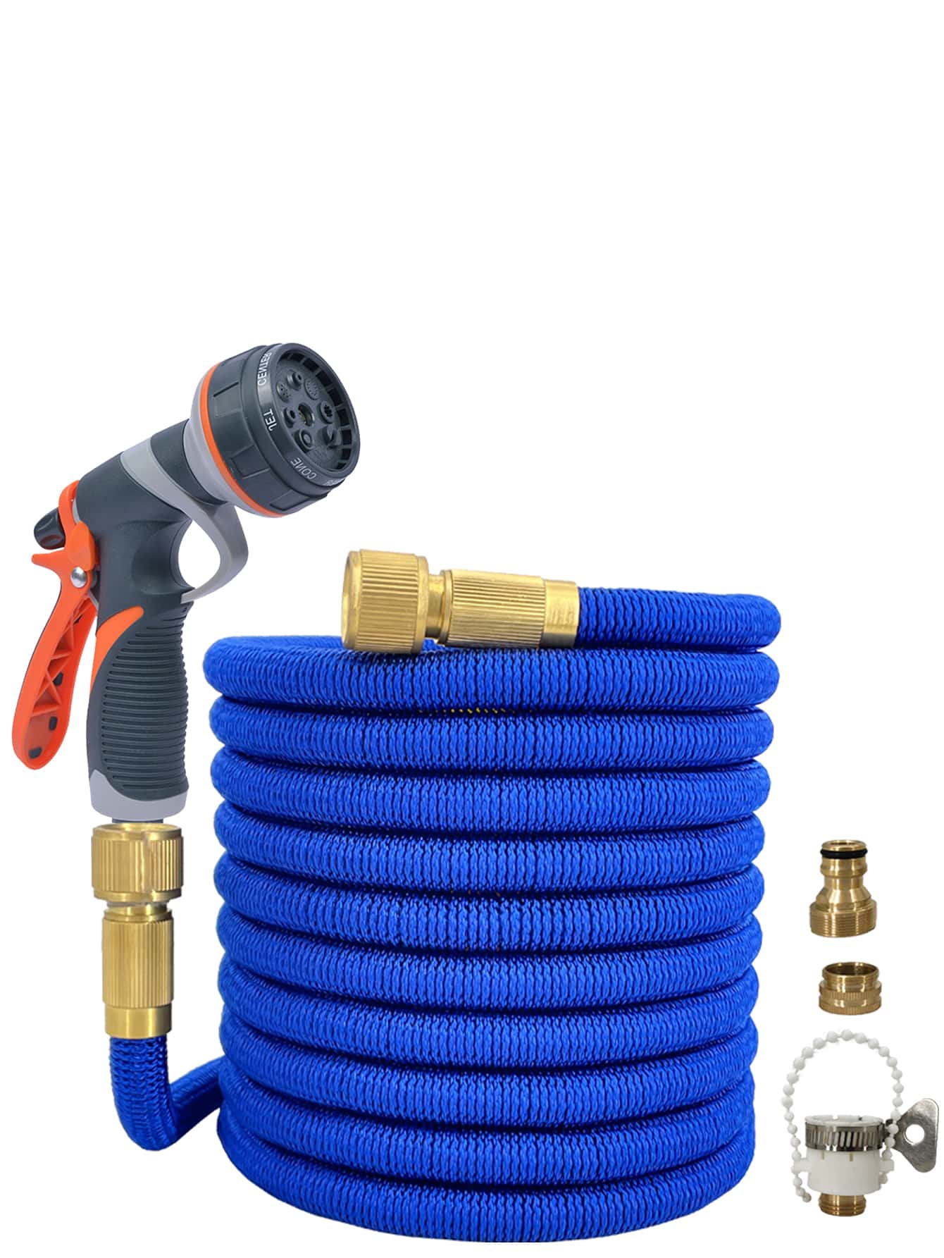 5入組/套TPE園藝軟管現代藍色花園園藝軟管 - 藍色 - 查看 1