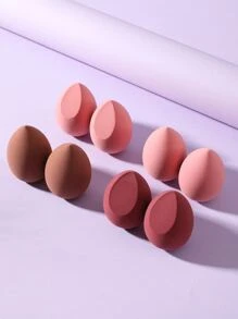 8 Mút trang điểm, Thích hợp cho kem che khuyết điểm dạng kem & dạng bột, dụng cụ trang điểm dạng phấn dạng bột - Nhiều màu - Xem 2