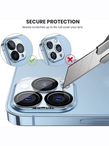 Protector de lentes para teléfono transparente - transparente - Ver 5