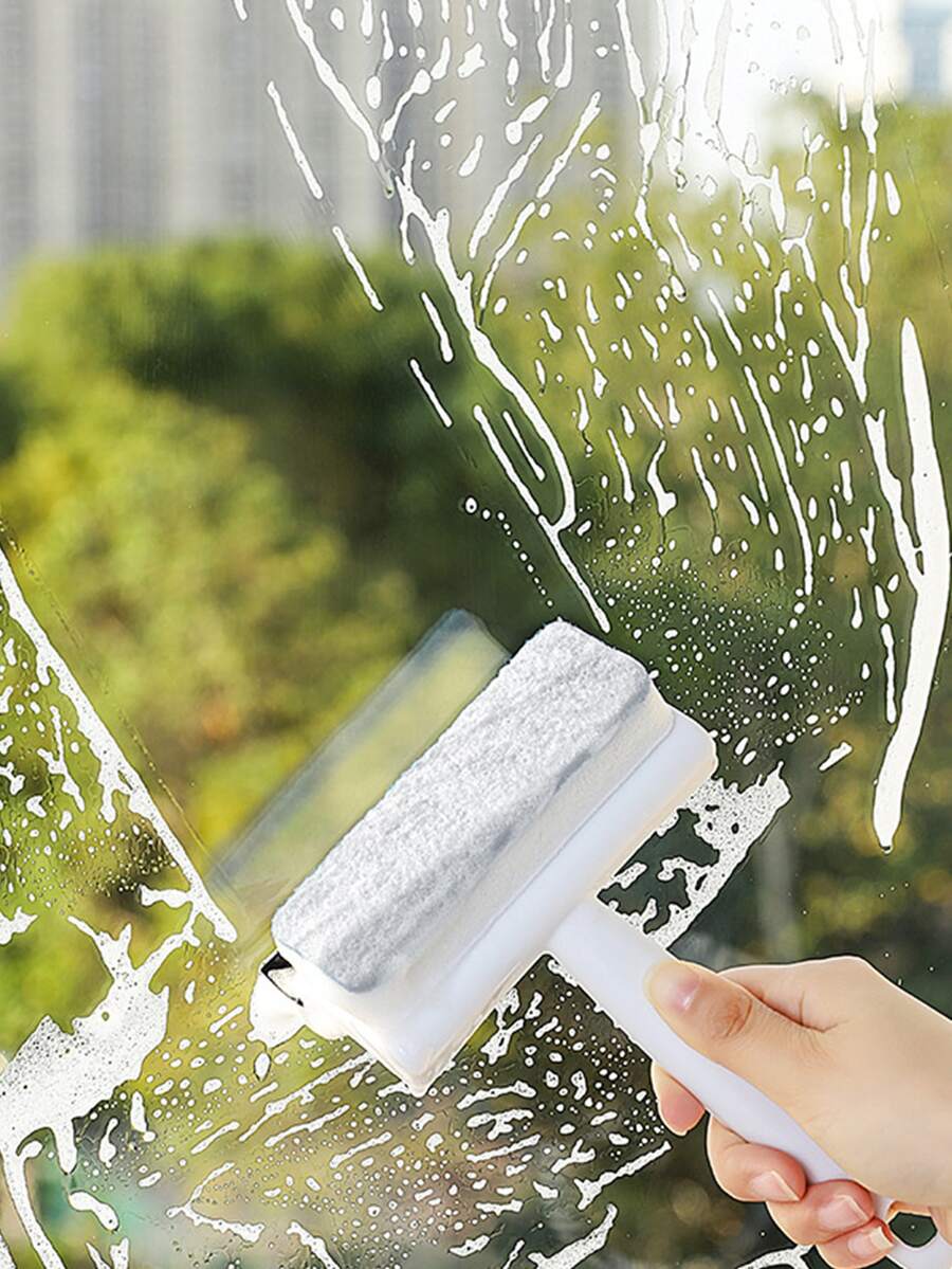 1入組塑料吸水扒手柄設計家用清潔刮刀 - 灰色 - 查看 1