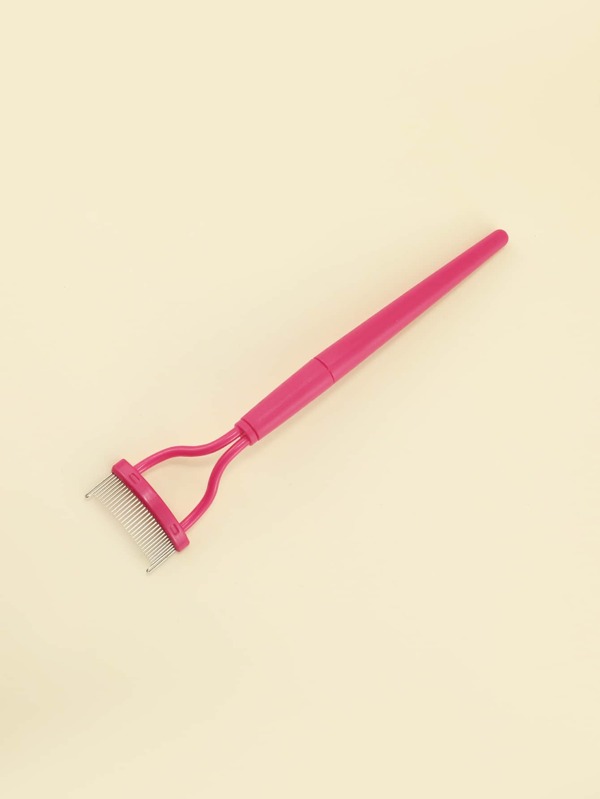 Stainless Steel Folding Eyelash Comb Eyebrow Brush Eyelash Separator