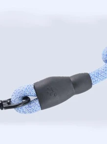 1pc Geometric Pattern Pet Harness & 1pc Leash - Baby Blue - View 3