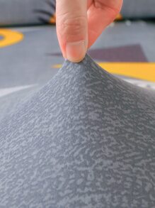 1入組幾何圖案沙發靠墊套現代滌綸沙發靠墊套家用 - 灰色 - 查看 5