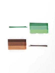 24 piezas Horquilla unicolor - Multicolor - Ver 3