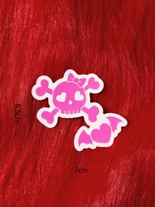 ROMWE Kawaii 1sheet Skull Pattern Laptop Protective Sticker - Multicolor - View 4