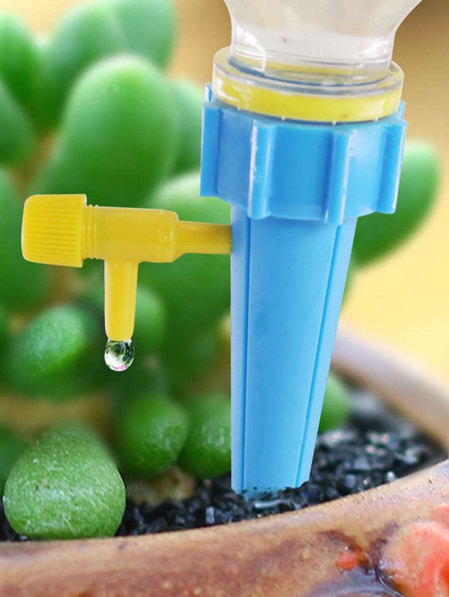 1入組塑料花園自動澆水套件花園自動澆水裝置 - 藍色 - 查看 1