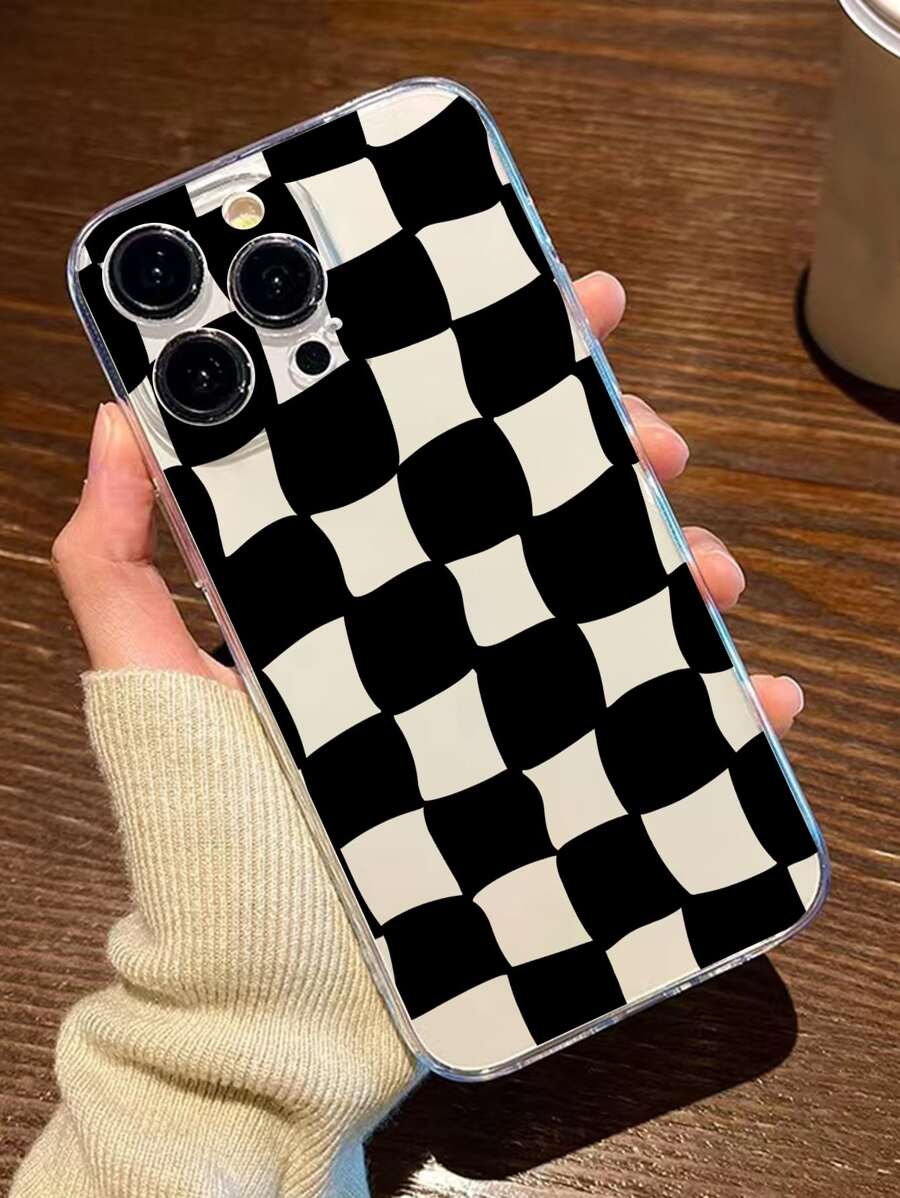 etui na telefon w kratkę - Wielokolorowe - Zobacz 1