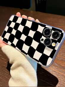 etui na telefon w kratkę - Wielokolorowe - Zobacz 3