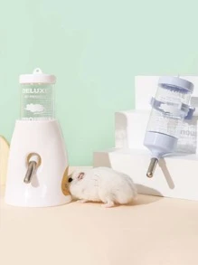 80ml小型寵物飲水瓶,適用於倉鼠,具備防漏滾珠設計及隨機顏色底座 - 彩色 - 查看 1