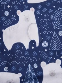 Baby Cartoon Graphic Bib - Multicolor - View 4