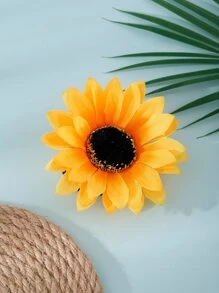 Kẹp tóc trang trí hoa hướng dương - Nhiều màu - Xem 1