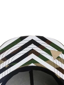 Men Camo Print Hip-Hop Cap - Army Green - View 4