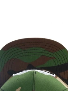 Men Camo Print Hip-Hop Cap - Army Green - View 5