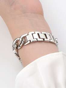 适用于 的手链表带 - 銀色 - 查看 3