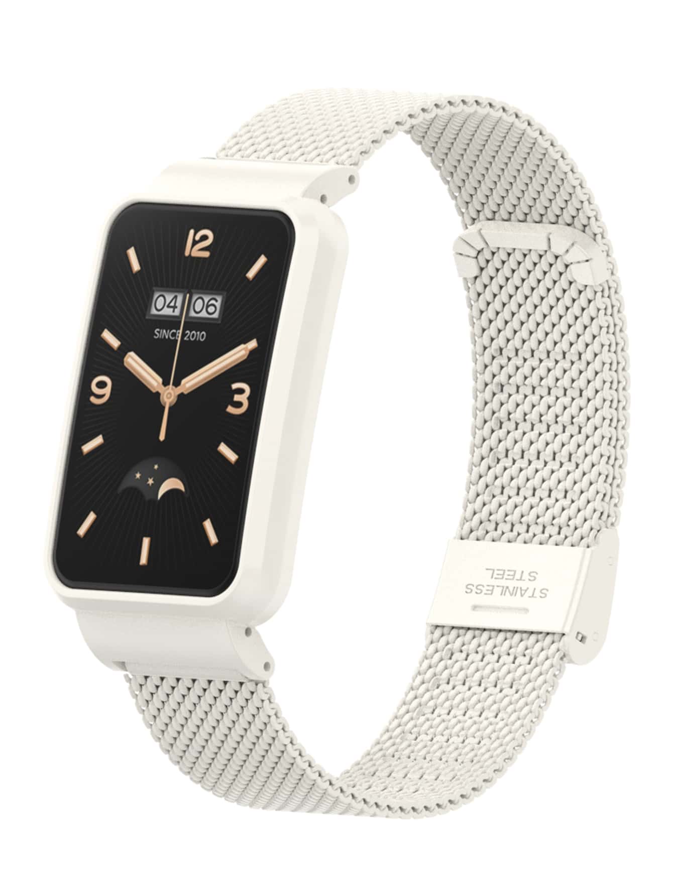 二合一不銹鋼錶帶和殼套兼容小米手環7 Pro