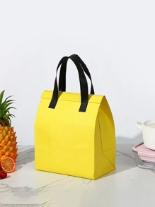 10pcs Yellow Lunch Bag, Modern Portable Disposable Lunch Bag For Home, Office, School - Yellow - View 1
