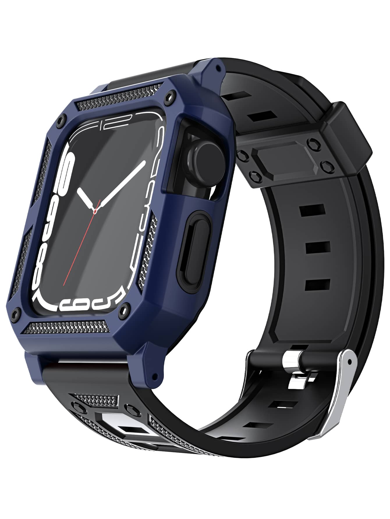 2 In 1 Colorblock Watchband & Case Compatible With Apple Watch | SHEIN USA