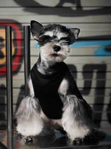 Geekydog 1pc Cartoon Cat Print Pet Tank - Multicolor - View 3