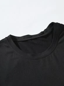 Manfinity Hypemode 男士素色背心上衣 - 黑色 - 查看 5