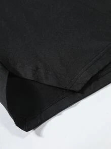 Manfinity Hypemode 男士素色背心上衣 - 黑色 - 查看 3