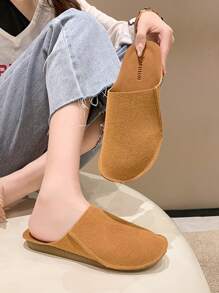 Giày bệt Nữ - màu nâu - Xem 5