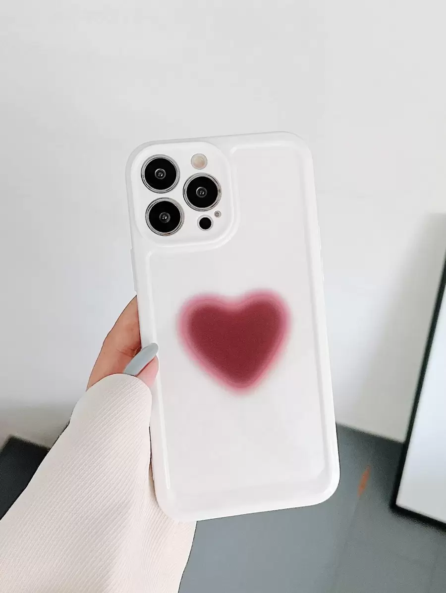 Yiwd Artist Heart Pattern Phone Case - Multicolor - View 1