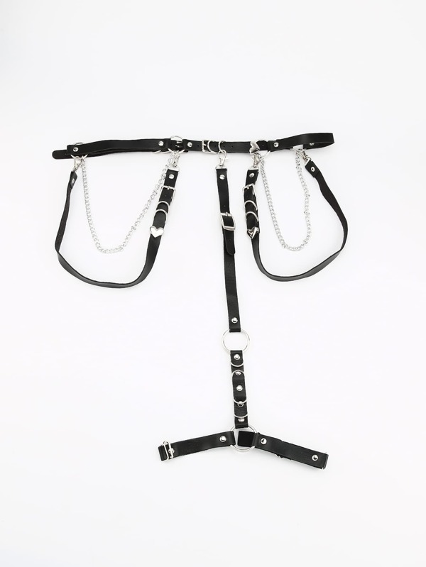 Chain Decor Garter Belt SHEIN USA