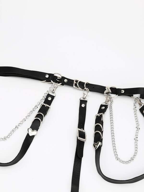 Chain Decor Garter Belt SHEIN USA