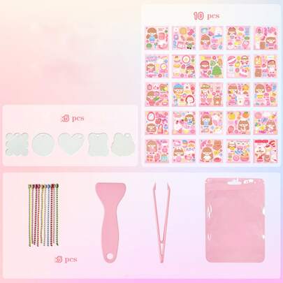 1入組卡通圖案貼紙