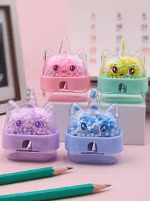 1入組卡通設計卷筆刀 - 粉色 - 查看 5