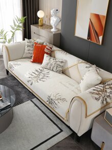1 Polyester Sofa Khăn, Lá & Khẩu Hiệu Đồ Họa Chống Trơn Trượt Ghế Sofa Chăn Cho Tất Cả Các Mùa - Nhiều màu - Xem 3