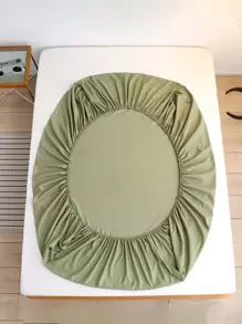 1 Fitted Sheet + 2 Pillowcases 3 PiecesSoft Brushed Microfiber Bedding Set, Sage Green, Suitable For Bedroom & Guest Room, Machine Washable, All Season - Mint Green - View 9