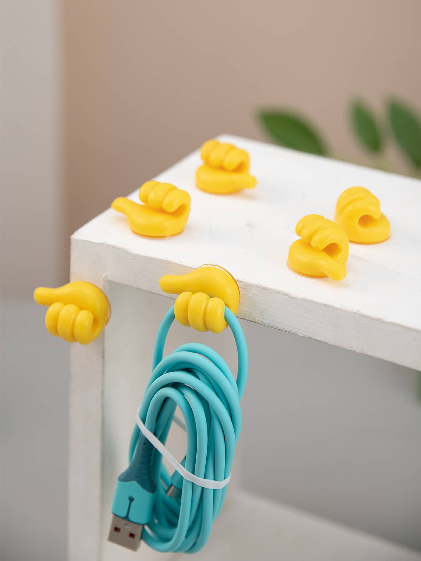 1 cái/5 cái/10 cái/20 cái Móc treo tường hình ngón tay cái (Màu ngẫu nhiên)