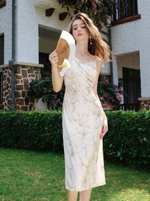 Đầm Hoa Tất cả trên in Boho - Nhiều màu - Xem 5