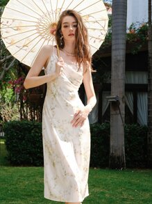 Đầm Hoa Tất cả trên in Boho - Nhiều màu - Xem 1
