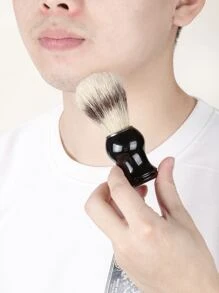 1pc Men Beard Cleaning Brush - Black - View 2
