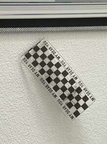 5pcs Heart & Letter Graphic Clear Clip - Black and White - View 6