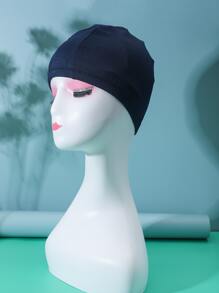 NOVDEARM 1 Gorra De Natación De Tela Azul Oscuro - Azul Marino - Ver 3