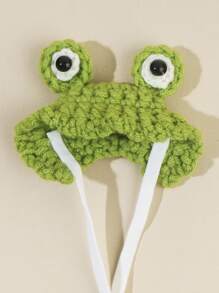 1pc Cartoon Frog Design Hamster Hat - Multicolor - View 4